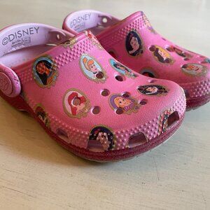 Disney Princess Pink CROCS size 8